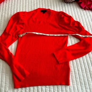 J Crew puff sleeved sweater. Sz M